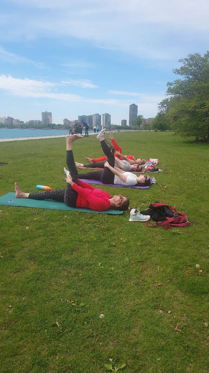 Yoga by the Lake image 1 Chicago Yoga Class with Cindy Huston (studio-virtual-outdoor) - Image 4