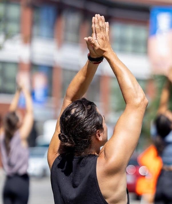 Yoga on the Triangle 13 Chicago Yoga Class with Cindy Huston (studio-virtual-outdoor) - Image 2